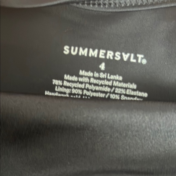 Summersalt High Neck Black One Piece Swimsuit, NWT - Picture 6 of 7